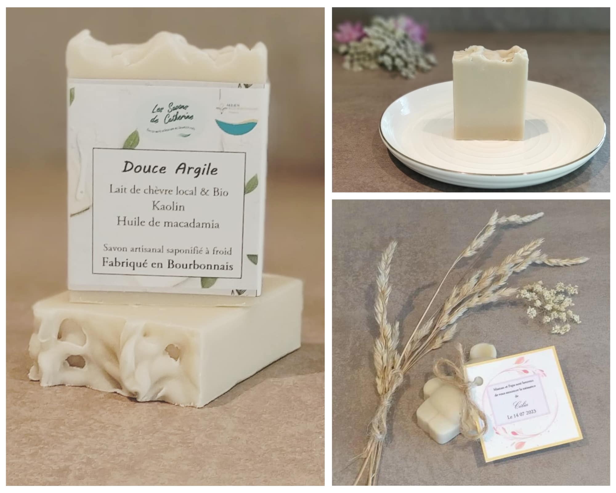 savon Douce Argile - Lait de chèvre et kaolin