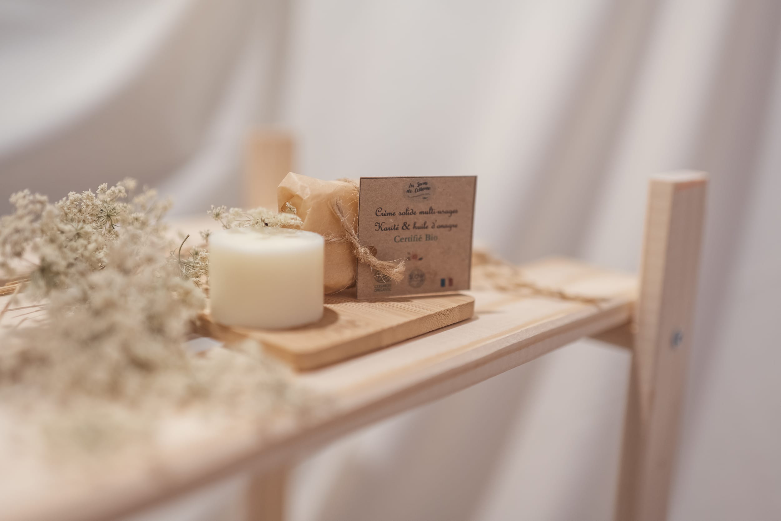 crème solide multiusages Karité & Huile d'onagre