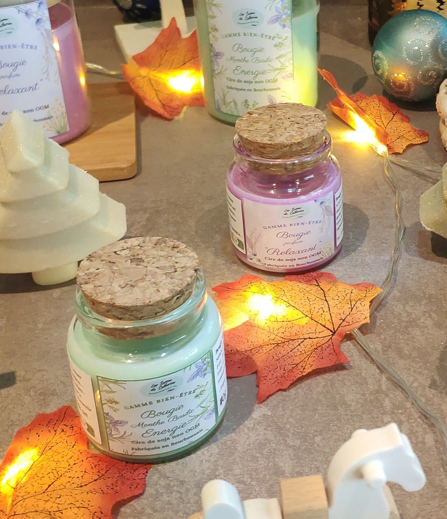 Evènements - Cadeaux d'invités -Savons et bougies 2 mini-bougie d'évènement